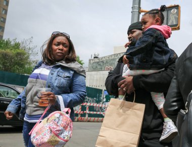 Manhattan sokak sahnesi