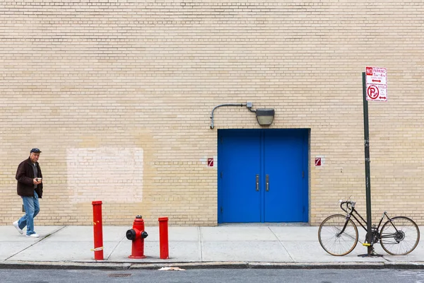 Manhattan sokak sahnesi