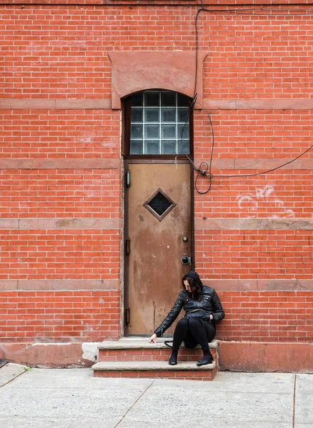 Manhattan sokak sahnesi