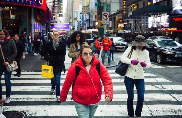 Manhattan sokak sahnesi