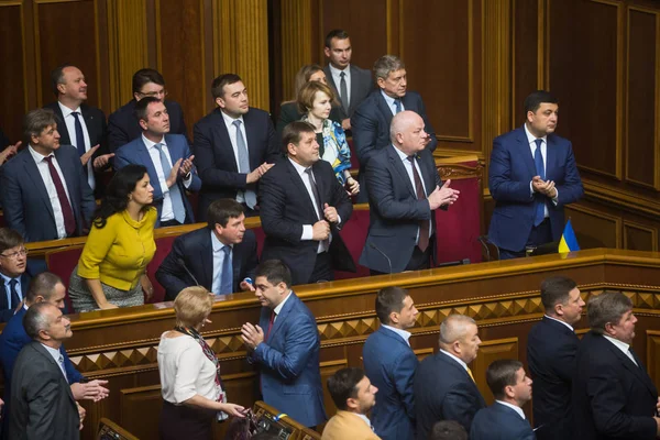 Ministerråd Ukraina i Verchovna Rada — Stockfoto