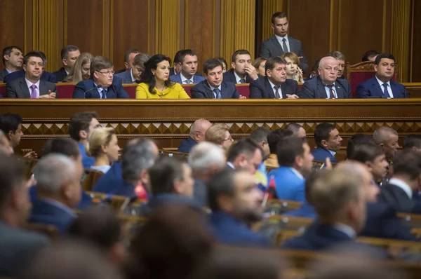 Υπουργικού Συμβουλίου της Ουκρανίας στον Verkhovna Rada — Φωτογραφία Αρχείου
