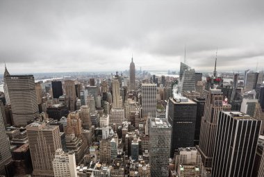 Manhattan'ın havadan görünümü