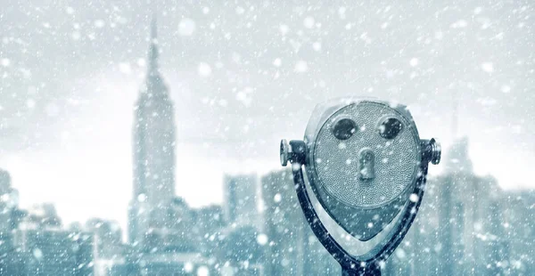 Invierno en Nueva York Manhattan —  Fotos de Stock