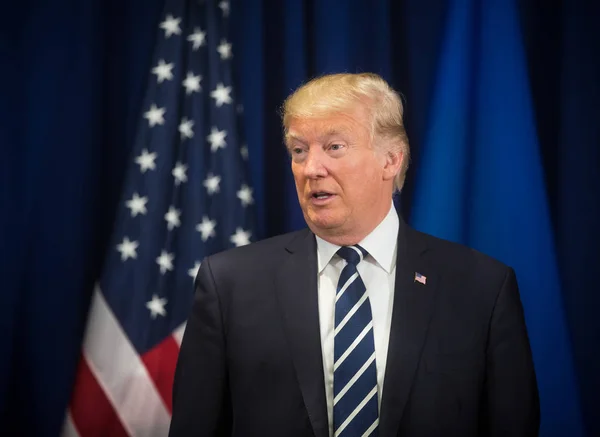 President van de Verenigde Staten Donald Trump — Stockfoto