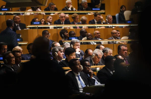 72th ülésén, az ENSZ Közgyűlése New Yorkban — Stock Fotó