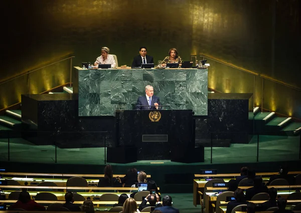 72th zitting van de algemene vergadering van de VN in New York — Stockfoto