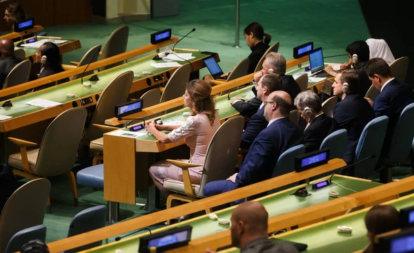 72º período de sesiones de la Asamblea General de las Naciones Unidas en Nueva York —  Fotos de Stock