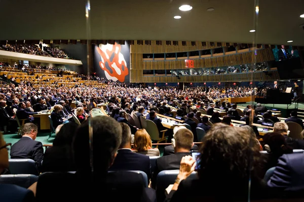 72.a sessão da Assembleia Geral da ONU em Nova Iorque — Fotografia de Stock