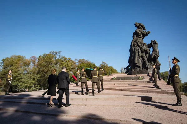 Uroczystości ku czci pamięci ofiar Babyn Yar, Ukraina — Zdjęcie stockowe