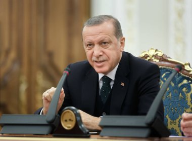 Türk Başkan Recep Tayyip Erdoğan