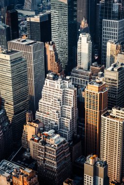 Sokaklar ve Manhattan'ın çatı