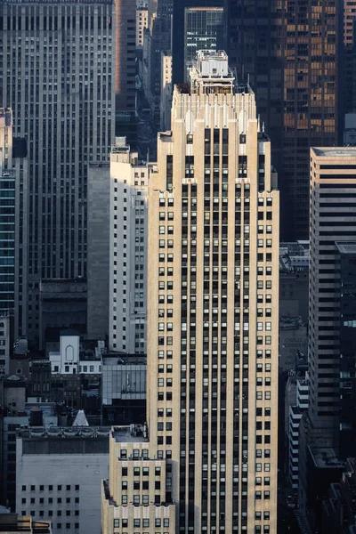 Strade e tetti di Manhattan — Foto Stock