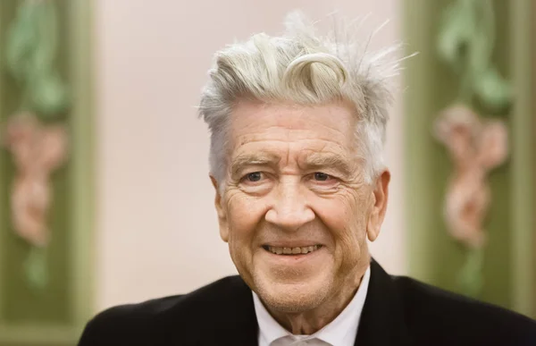 El legendario director y actor estadounidense David Lynch — Foto de Stock