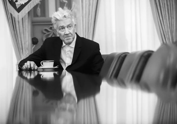 Lendário cineasta e ator americano David Lynch — Fotografia de Stock