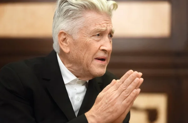 Efsanevi ABD'li film yönetmeni ve aktör David Lynch — Stok fotoğraf