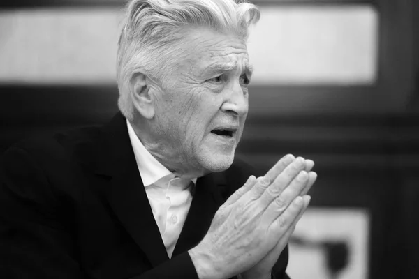 Efsanevi ABD'li film yönetmeni ve aktör David Lynch — Stok fotoğraf