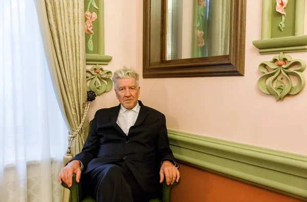 Legendary American film director and actor David Lynch — Stock Photo, Image