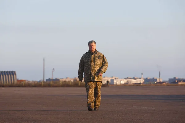 Dzień z piechoty morskiej na Ukrainie — Zdjęcie stockowe