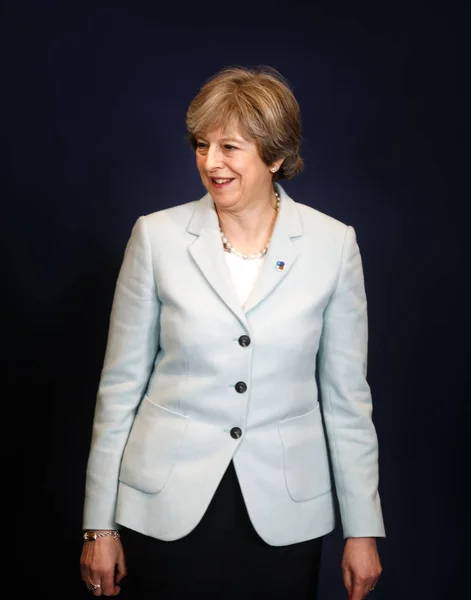 Primeira-ministra britânica Teresa May — Fotografia de Stock