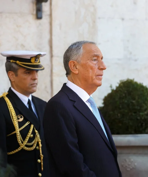 葡萄牙总统马塞洛 Rebelo — 图库照片