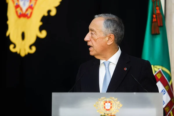 Presidente de Portugal Marcelo Rebelo de Sousa — Foto de Stock