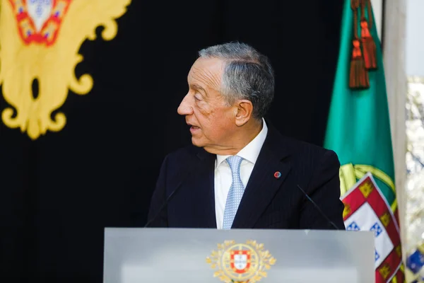 Presidente de Portugal Marcelo Rebelo de Sousa — Fotografia de Stock