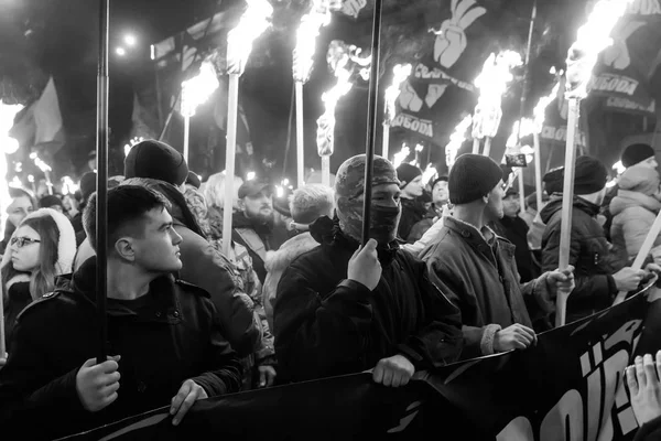 109 aniversario del nacimiento de Stepan Bandera en Kiev —  Fotos de Stock