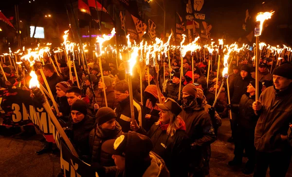 109th výročí narození Stepan Bandera v Kyjevě — Stock fotografie