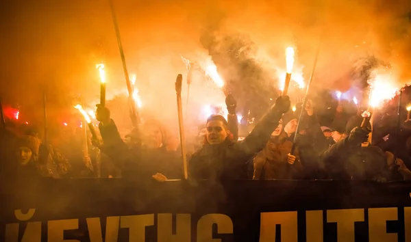 109 aniversario del nacimiento de Stepan Bandera en Kiev —  Fotos de Stock