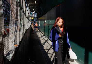 Manhattan sokak sahnesi