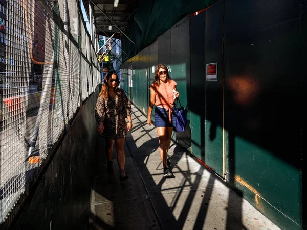 Straßenszene in Manhattan — Stockfoto