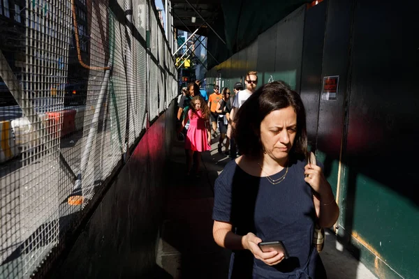 Straßenszene in Manhattan — Stockfoto