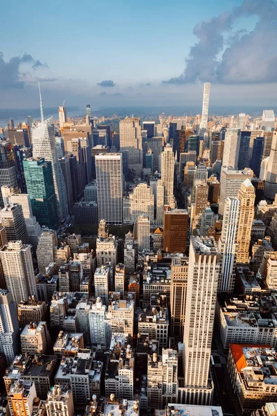 Straten en daken van Manhattan — Stockfoto