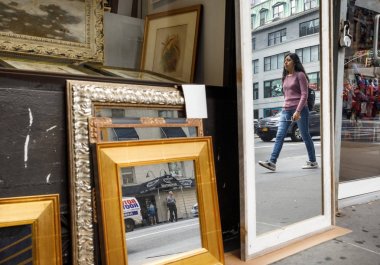 Manhattan sokak sahnesi