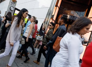 Manhattan sokak sahnesi