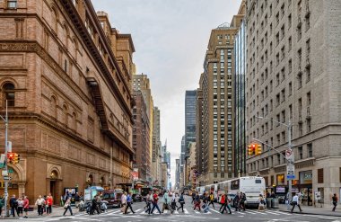 Manhattan sokak sahnesi