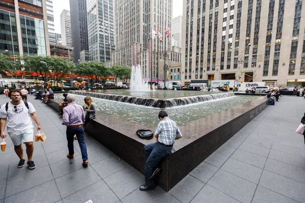 stock image Manhattan street scene