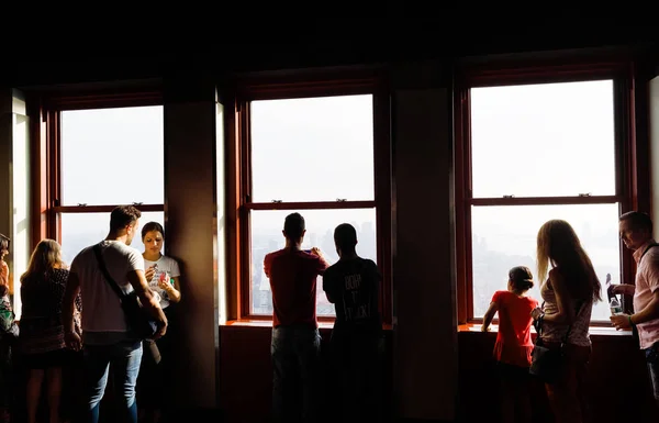 Primeiro nível de visualização do Empire State Building — Fotografia de Stock