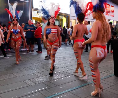 Manhattan sokak sahnesi