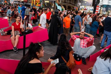 Manhattan sokak sahnesi