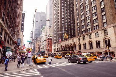 manhattan sokaklarında