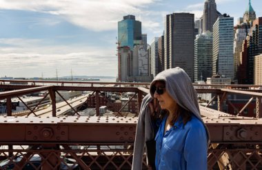 New York 'taki Brooklyn Köprüsü