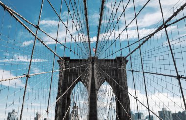 New York 'taki Brooklyn Köprüsü