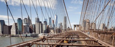  New York 'taki Brooklyn Köprüsü