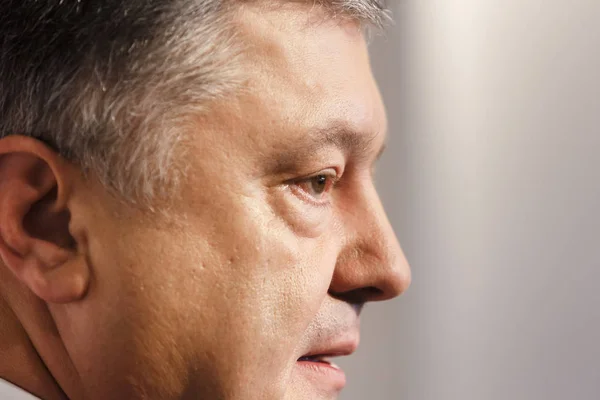 Ordförande i Ukraina Petro Porosjenko i Davos — Stockfoto
