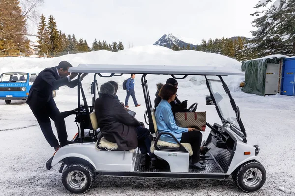 World Economic Forum Annual Meeting in Davos — Stock Photo, Image