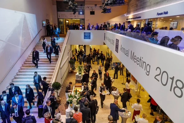 Réunion annuelle du Forum économique mondial à Davos — Photo