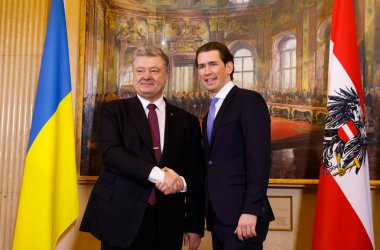 Sebastian Kurz ve Petro Poroshenko