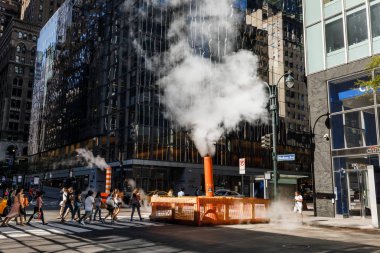 Manhattan sokak sahnesi